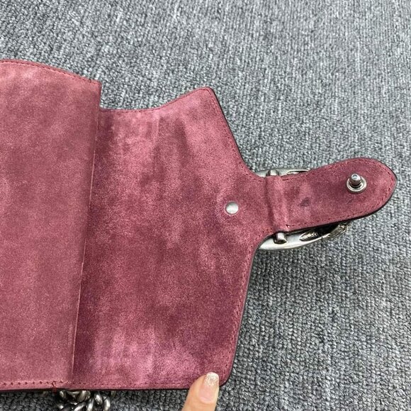 100% Authentic GUCCI Dionysus Small Leather Shoulder Bag - Picture 11 of 14